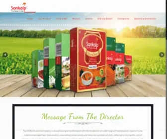 Sankalpfoods.com(Sankalp) Screenshot