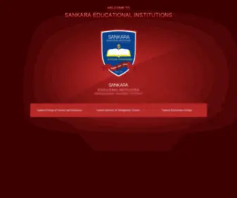 Sankara.ac.in(Sankara Educational Institutions) Screenshot