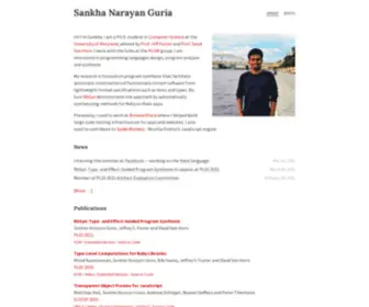 Sankhs.com(Sankha Narayan Guria) Screenshot