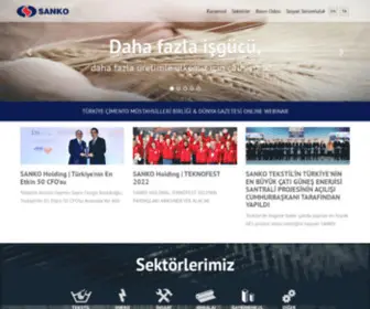 Sanko.com.tr(Sanko Holding) Screenshot