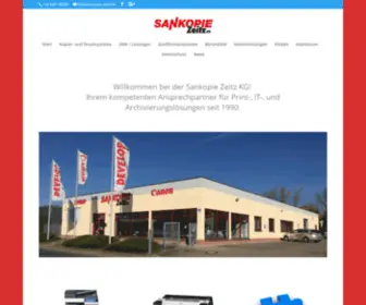 Sankopie-Zeitz.de(MFP, Großformat, IT-Systeme, Scan) Screenshot