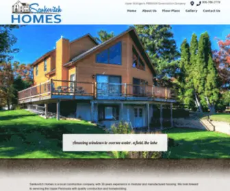 Sankovitchhomes.com(Sankovitch Homes Main Page) Screenshot