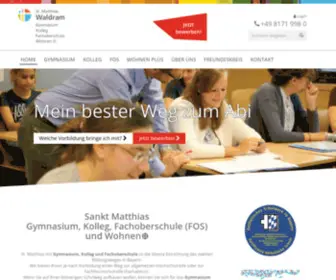 Sankt-Matthias.de(Einführungsklasse) Screenshot