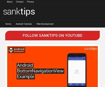 Sanktips.com(Programming, Tutorials, Android Development and Website Development) Screenshot