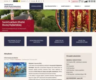 Sanktuarium-Wawolnica.pl(Sanktuarium Matki Bożej Kębelskiej Parafia Rzymskokatolicka pw) Screenshot