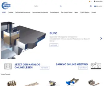 Sankyo-Oilless.de(SANKYO OILLESS Industry GmbH) Screenshot