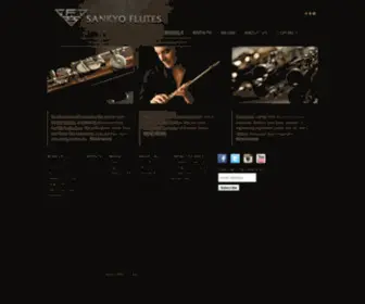 Sankyoflute.com(Sankyo flutes) Screenshot