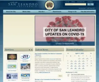 Sanleandro.org(City of San Leandro) Screenshot