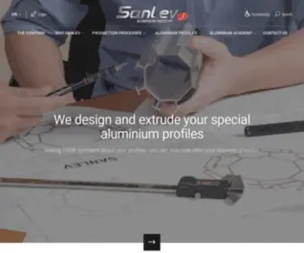 Sanlev.gr(Aluminium Extrusion Profiles) Screenshot