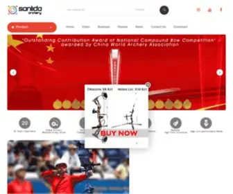 Sanlidaarchery.com(Sanlida Archery) Screenshot