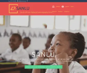 Sanlu.africa(South African National Lexicography Units) Screenshot