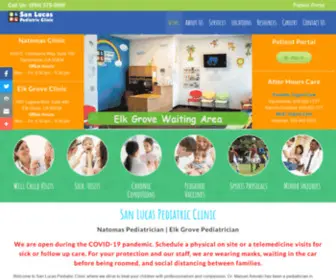Sanlucaspeds.com(San Lucas Pediatric Clinic) Screenshot