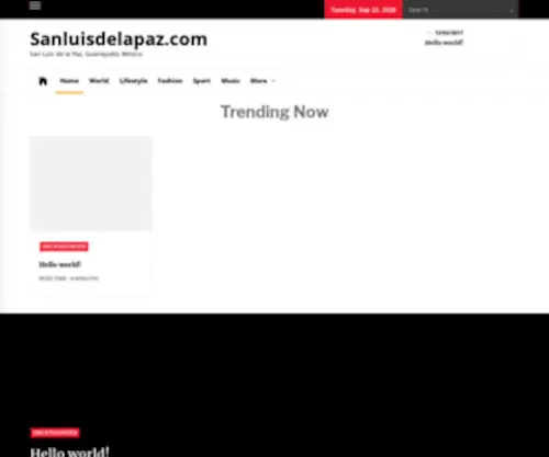 Sanluisdelapaz.com(Website is being created) Screenshot