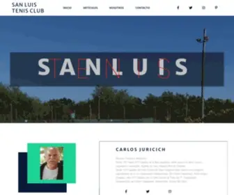 Sanluistenis.com(San Luis tenis club) Screenshot