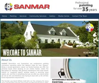 Sanmar.co.za(Painting & Home Improvement Contractors in Cape Town) Screenshot