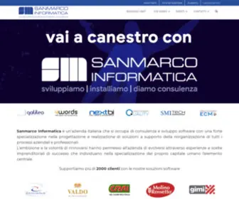 Sanmarcoinformatica.com(Sanmarco Informatica S.p.A) Screenshot