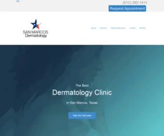 Sanmarcosderm.com(Best Dermatologist in San Marco Texas) Screenshot