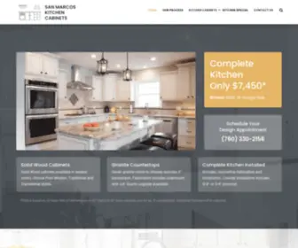 Sanmarcoskitchens.com(San Marcos Cabinets Showroom) Screenshot