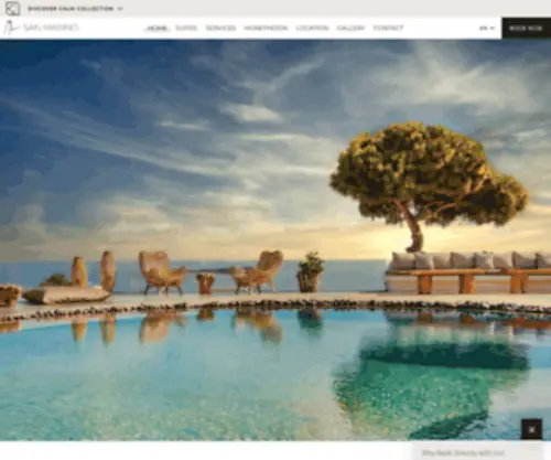 Sanmarinosuites.com(San Marino Suites Fira Santorini Hotel) Screenshot