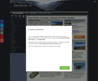 Sanmarko.nl(België) Screenshot