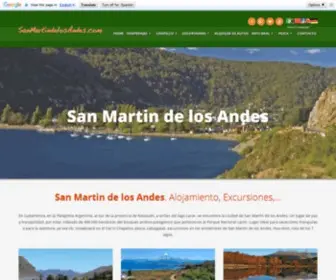 Sanmartindelosandes.com(San Martin de los Andes) Screenshot