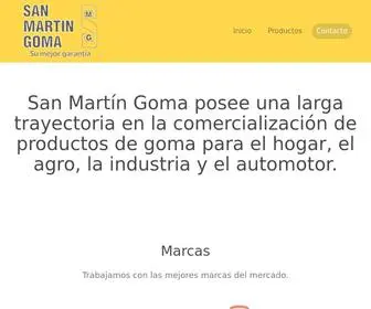 Sanmartingoma.com.ar(Artículos de goma en Mendoza) Screenshot