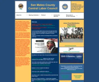 Sanmateolaborcouncil.org(San Mateo Labor Council) Screenshot