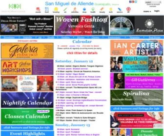 Sanmigueldeallendeevents.com(Todo SMA) Screenshot