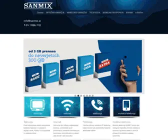 Sanmix.si(Sanmix) Screenshot