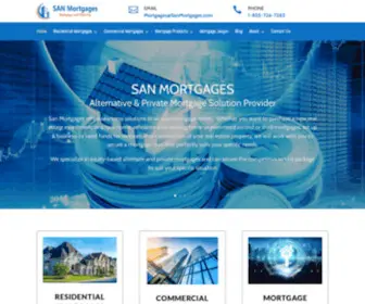 Sanmortgages.com(Commercial Mortgages) Screenshot