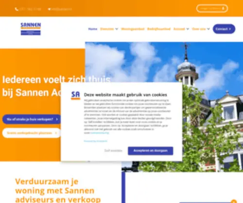 Sannen.nl(Jouw makelaar in Venlo) Screenshot
