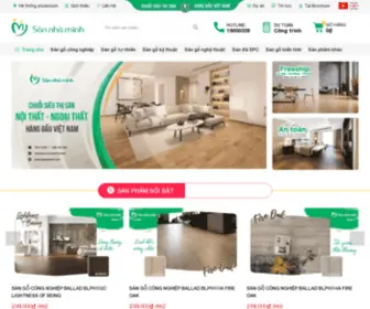 Sannhaminh.com(Sàn Nhà Mình là hệ thống phân phối sàn nội thất) Screenshot