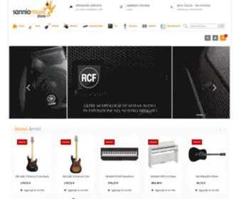 SanniomusicStore.com(Strumenti Musicali Sannio) Screenshot