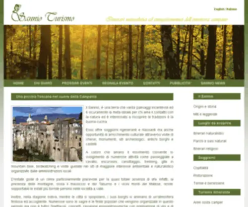 Sannioturismo.com(Sagre e Feste in Campania e provincia di Benevento) Screenshot