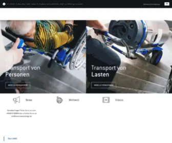 Sano-Treppensteiger.de(▷ Elektrische Treppensteiger & Treppenraupen (Treppensteiggerät) Screenshot