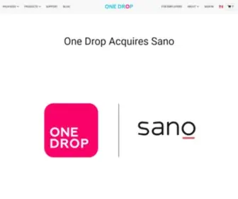 Sano.co(One Drop Acquires Sano) Screenshot