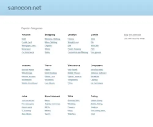 Sanocon.net(Search Engine Optimization Services) Screenshot