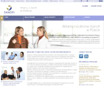 Sanofi-Aventis.com.pl(Sanofi Aventis) Screenshot