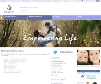 Sanofi.com.mx(Sanofi México) Screenshot