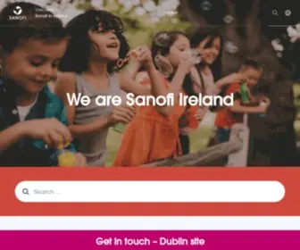 Sanofi.ie(Discover Sanofi in Ireland) Screenshot
