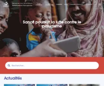 Sanofipasteur.ci(Sanofi Afrique Subsaharienne Francophone) Screenshot