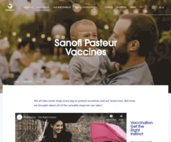 Sanofipasteur.com(Sanofipasteur) Screenshot