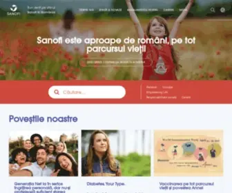 Sanofi.ro(Sanofi Romania) Screenshot
