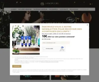 Sanoflore.net(Produits de beauté bio) Screenshot