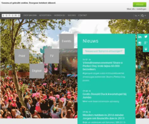 Sanomadigital.nl(Sanoma Media) Screenshot
