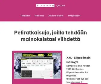 Sanomagames.fi(Sanoma Games) Screenshot