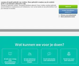 Sanoma.nl(We are a front running learning and media company) Screenshot