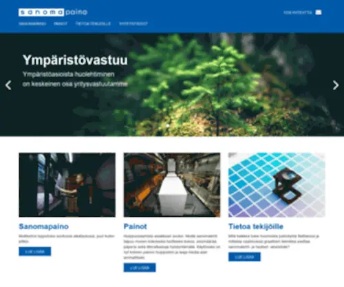 Sanomapaino.fi(Etusivu) Screenshot