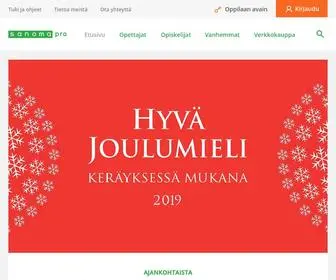 Sanomapro.fi(Sanoma Pro) Screenshot