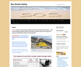 Sanonofresafety.org(Sign Petition to recall thin) Screenshot